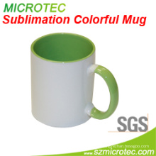 11oz Sublimation Coated Ceramic Two-Tone Color Mug